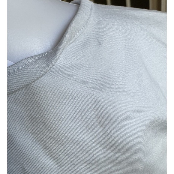 Puma Women's Classic Structured Crop Basic T-shirt Blue Size M - Picture 6 of 11